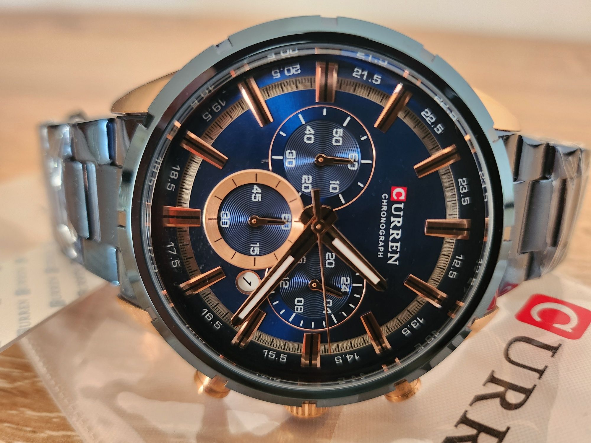 Nowy Elegancki zegarek Curren ax armani diesel