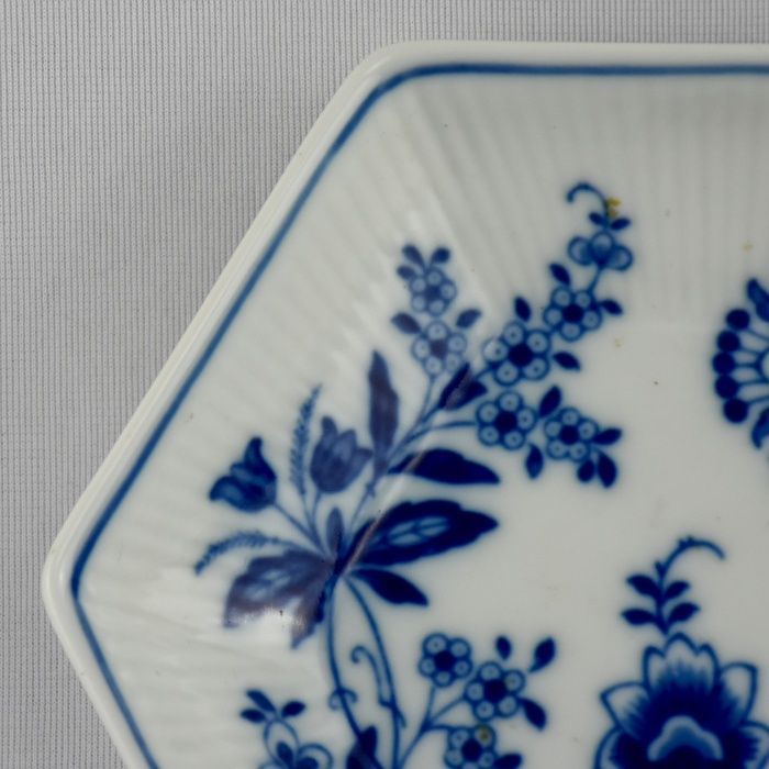 Covilhete sextavado Porcelana Vista Alegre, decoração Margão