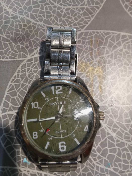 Relógio Skyline bracelete metálica