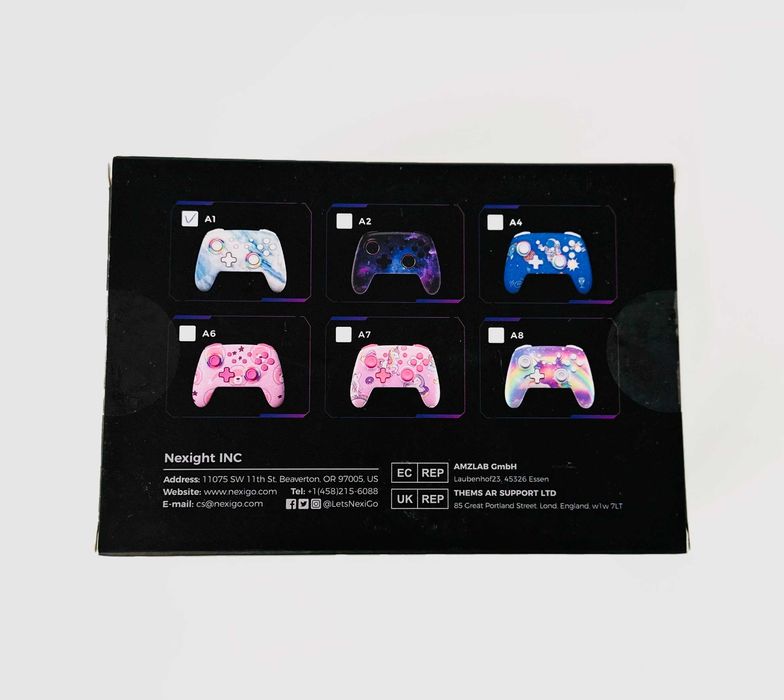 Джойстик Білий NexiGo NS32 Бездротовий геймпад без мертвої зони