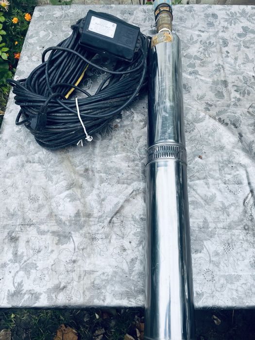 Насос Водолей БЦПЭ 0,5-100У с кабелем 100 м для скважины