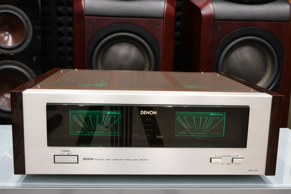 wzmacniacz końcówka mocy przedwzmacniacz Denon POA-1500 i PRA-2000