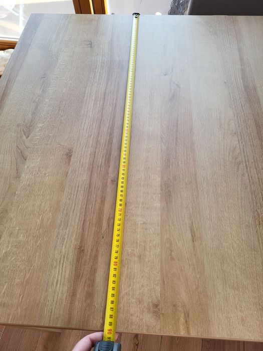 Stół z krzesłami laminat dąb