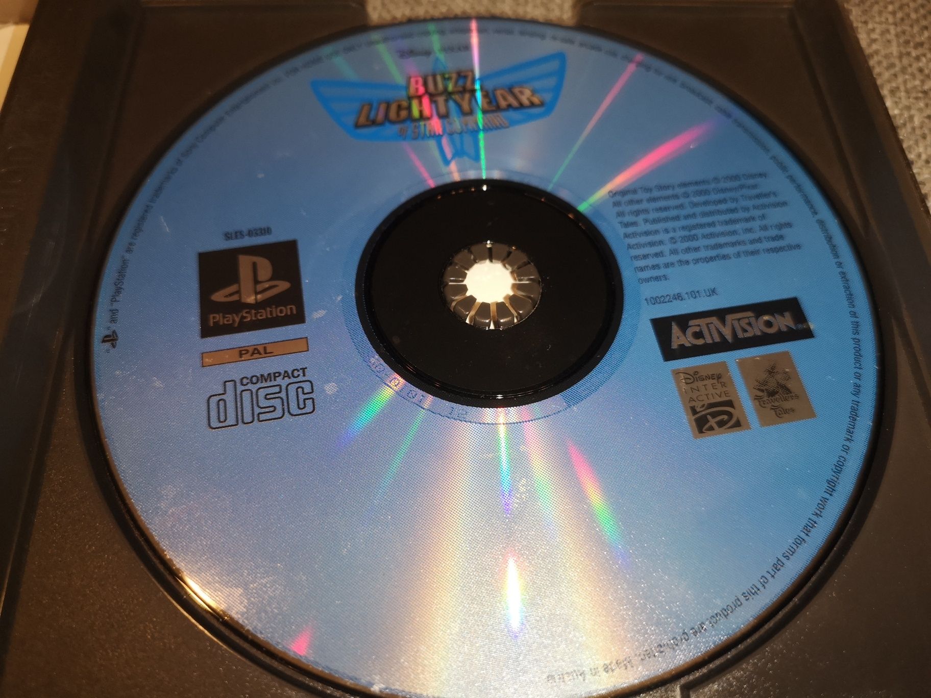 Buzz LightYear Disney PSX PS1 gra ANG (stan bdb) kioskzgrami sklep