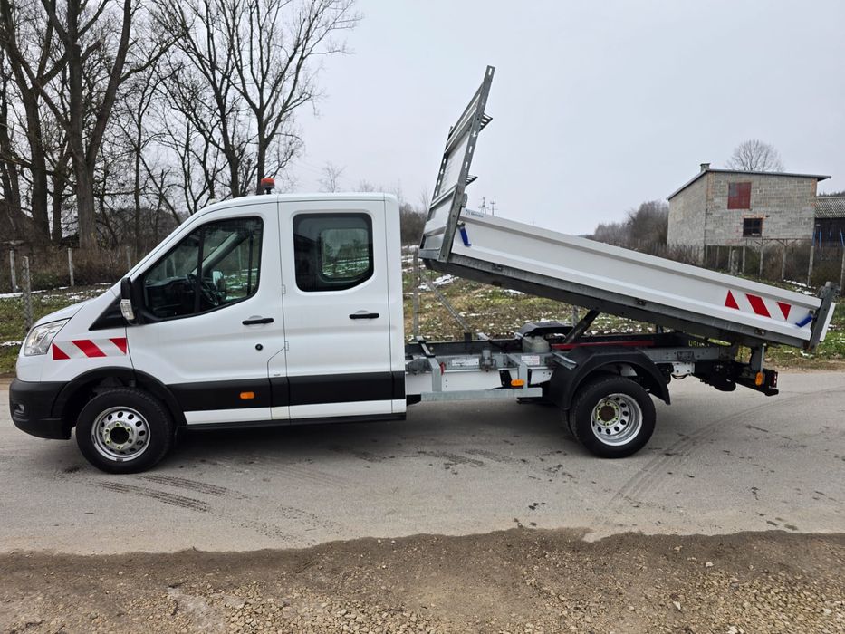 Ford Transit 2.0 Dubel Kabina Doka Kiper Wywrot # Bogate Wyposażenie!