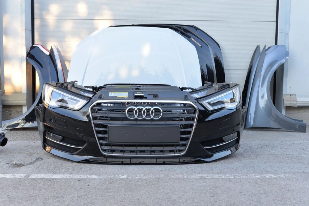 MASKA ZDERZAK GRILL BŁOTNIK LAMPA H7 XENON LED PAS AUDI A3 8V HATCHBACK