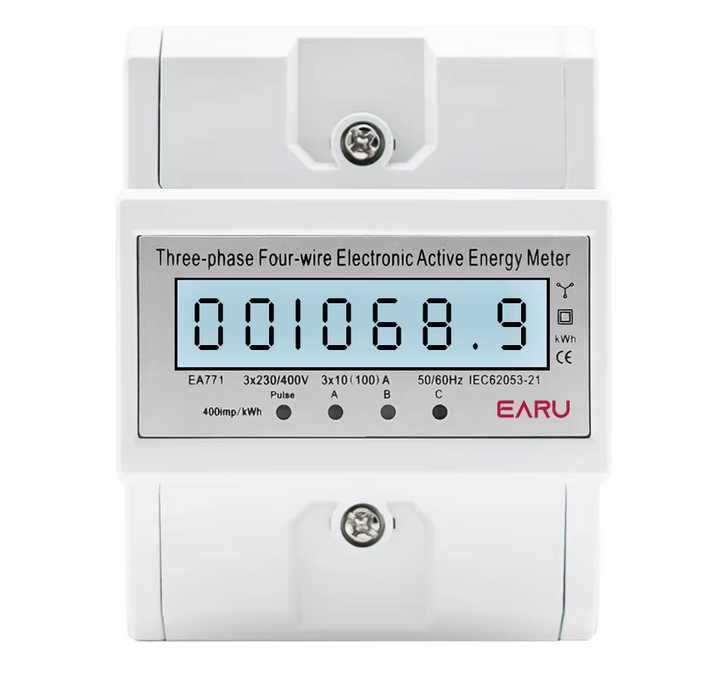 Contador para Quadro Eletrico - Condominios - AC 230-380V TRIFASICO