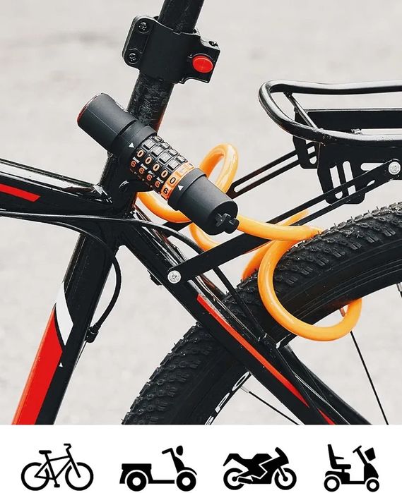 Blokada hulajnogi i roweru z 5-cyfrowym zamkiem szyfrowym