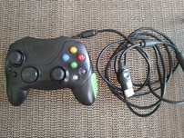 Pad Xbox Classic + Oryginalna Przejściówka - Bardzo Dobry Stan Okazja!
