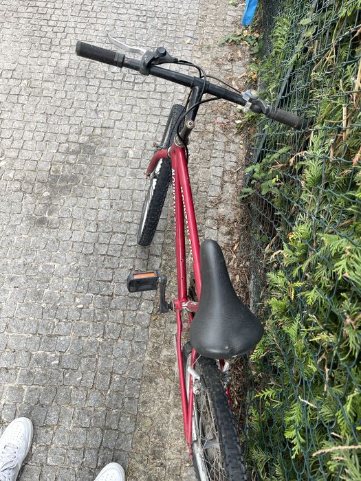Bicicleta para desacupar