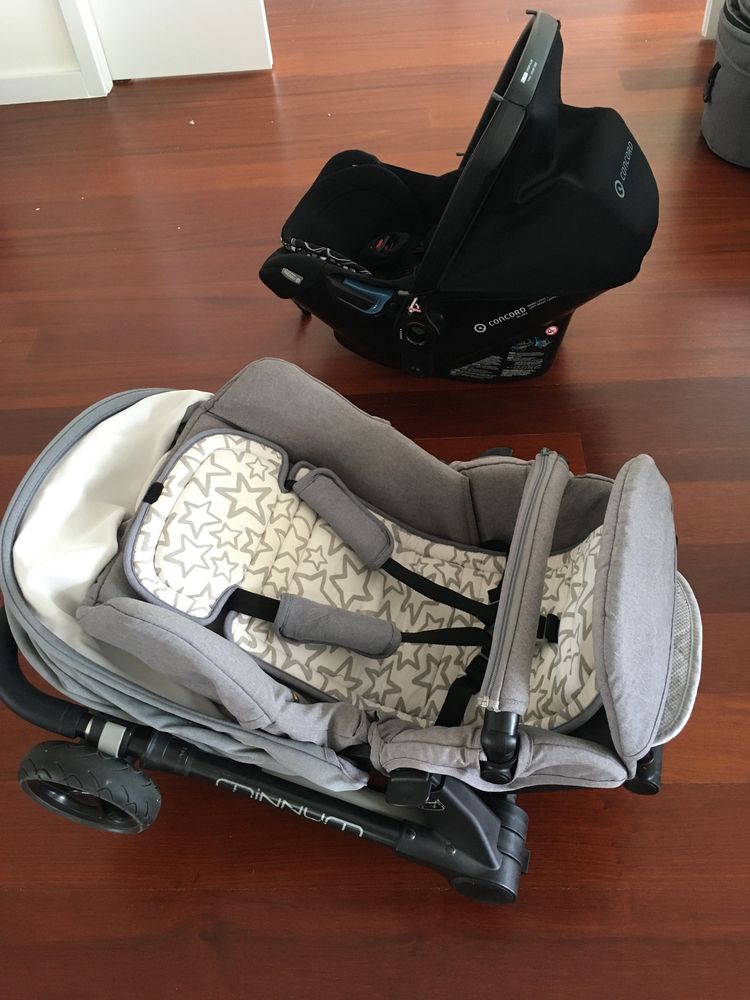 Conjunto carrinho e alcofa JANE babycoque ovinho CYBEX