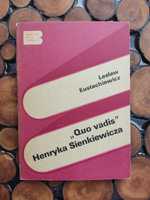 Henryk Sienkiewicz, Quo vadis opracowanie