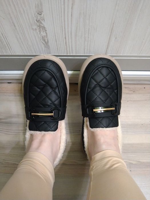 Лоферы мокасины  на меху