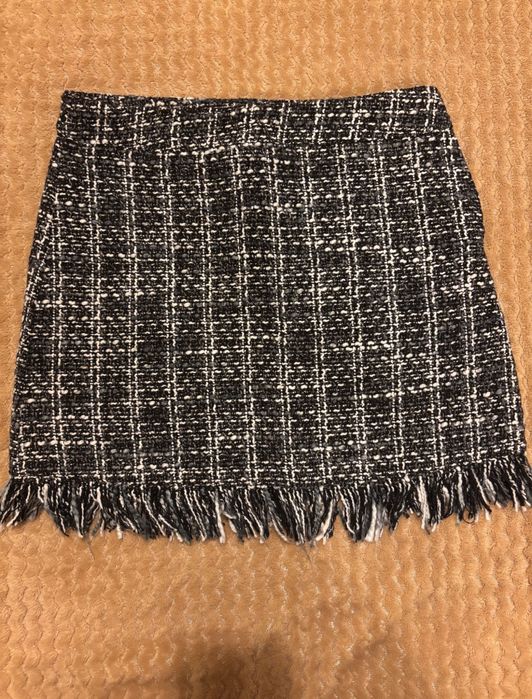 Спідниця твідова, юбка в клітинку розмір С/М