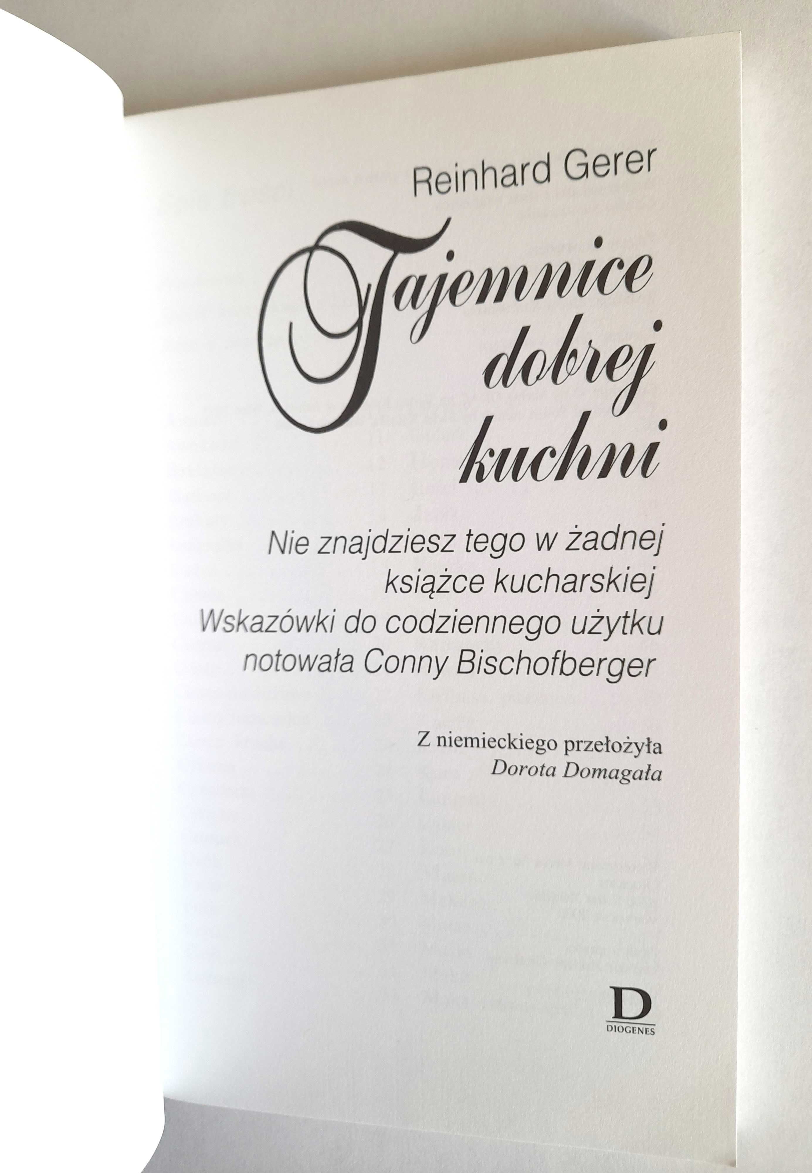 Tajemnice dobrej kuchni - Reinhard Gerer