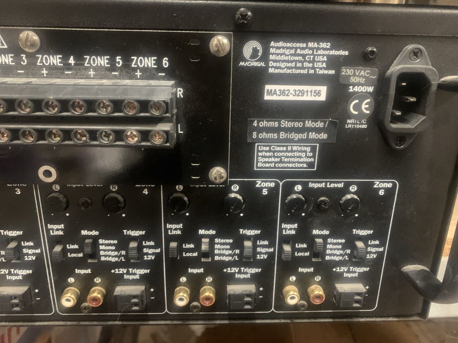 12 канальный усилитель AUDIOACCESS MA362 с предварительным PX700