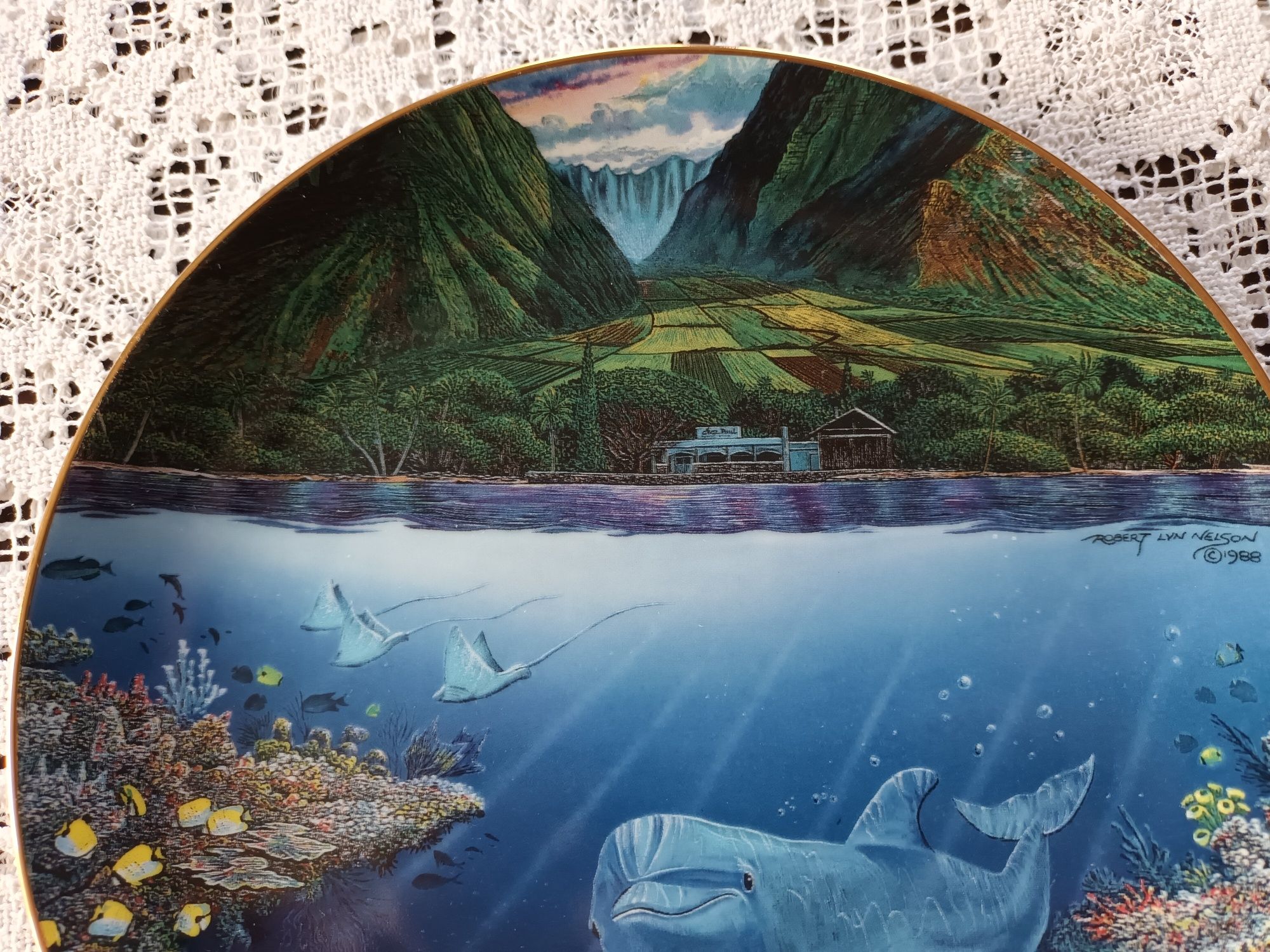 Talerz kolekcjonerski Underwater Paradise ocean ryby
