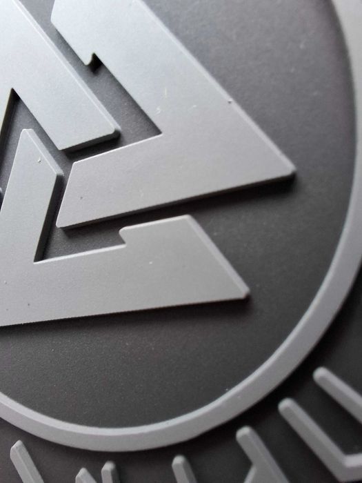 PVC naszywka Valknut z nordyckimi runami