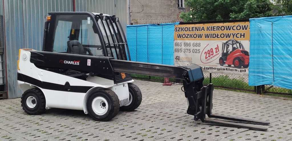 Kurs na wózki widłowe - wszystkie typy. Cena 594 zł. Uprawnienia UDT.