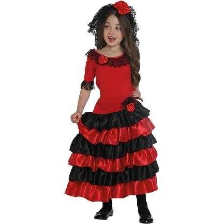 Strój Hiszpanka Flamenco rozm. 122/128 Bal,Przebranie