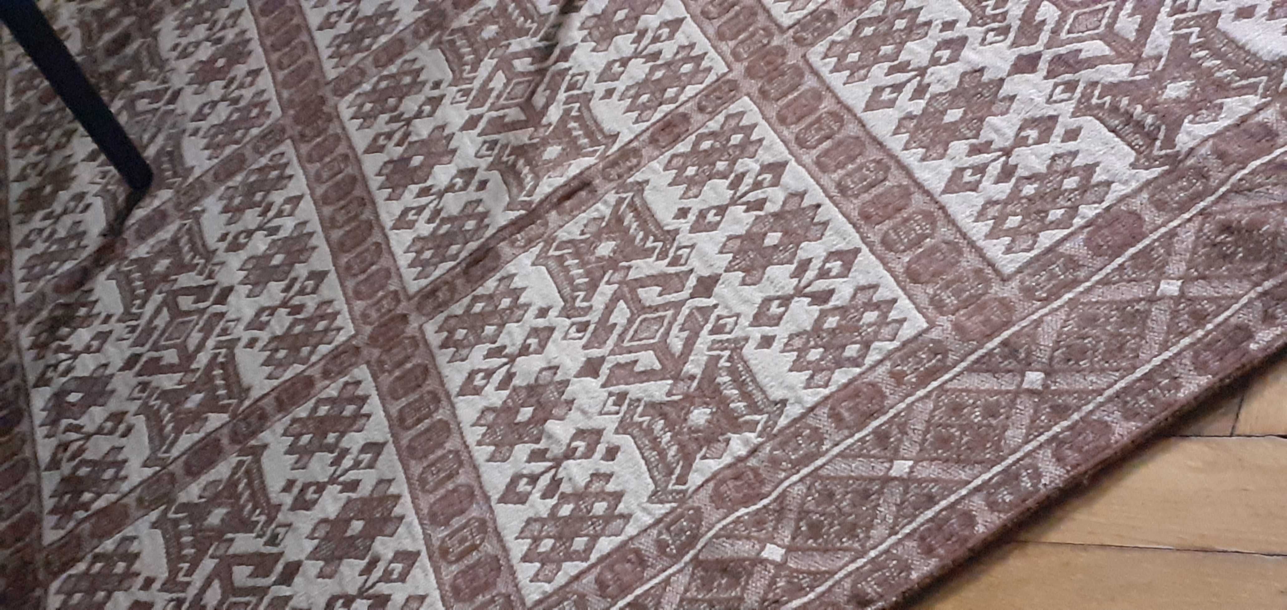 Kilim dywanik narzuta azteckie wzory
