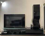 Móvel sala TV e Bar preto lacado alto brilho