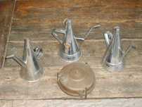 Almotolia galheteiro inox azeite fogao Hipolito vintage rustico