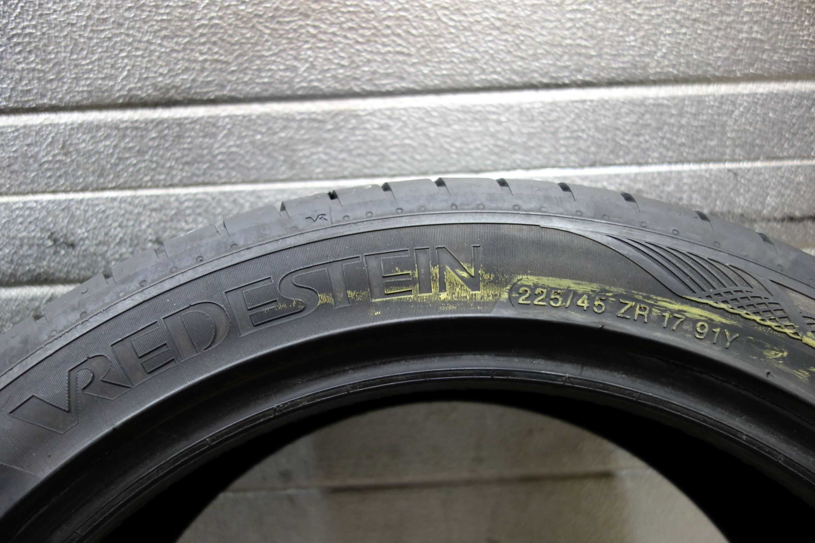 225/45R17 Opony letnie używane Vredestein Ultra Satin (B77)