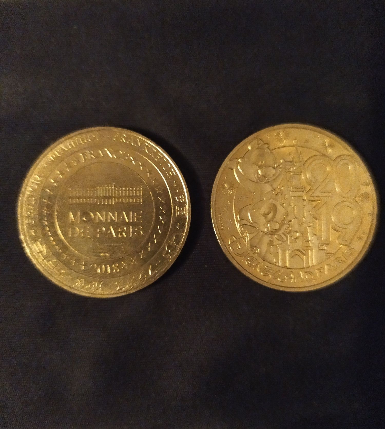 Монеты Диснейленд Париж 2018 г.
