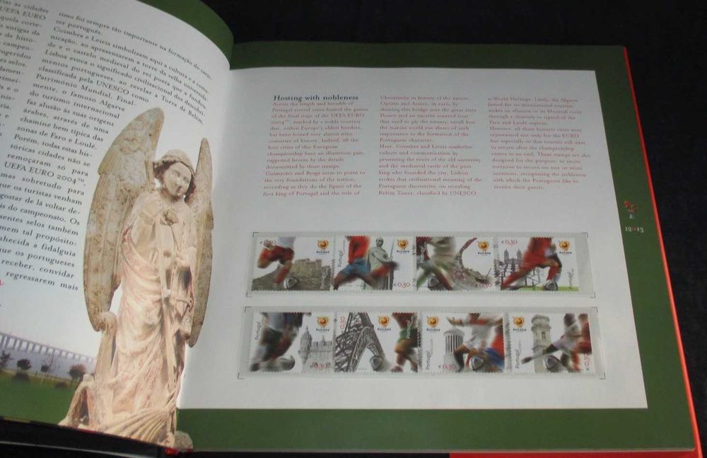 Filatelia - Livro Portugal em selos 2004 completo