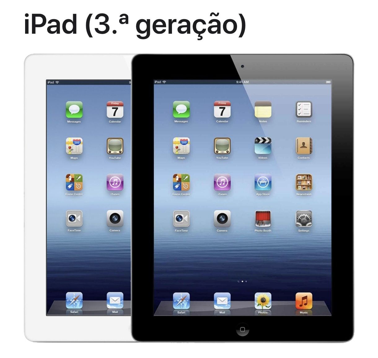 iPad 3.a Geração