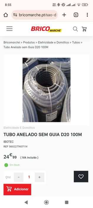 tubo 20 sem guia