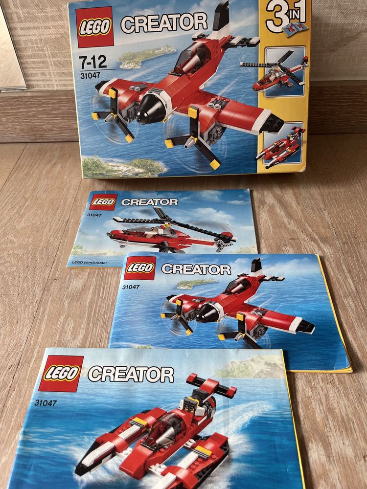 Lego Creator 3w1 31047 Śmigłowiec kompletny zestaw