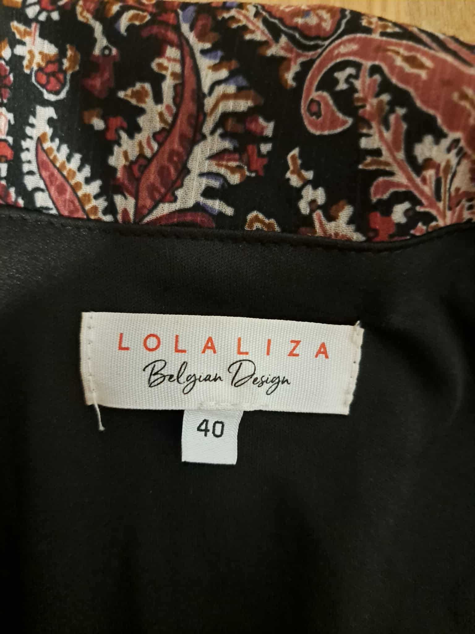 Sukienka Lollys Laundry 40, Wzór Paisley, Elegancka, Bardzo Dobry Stan