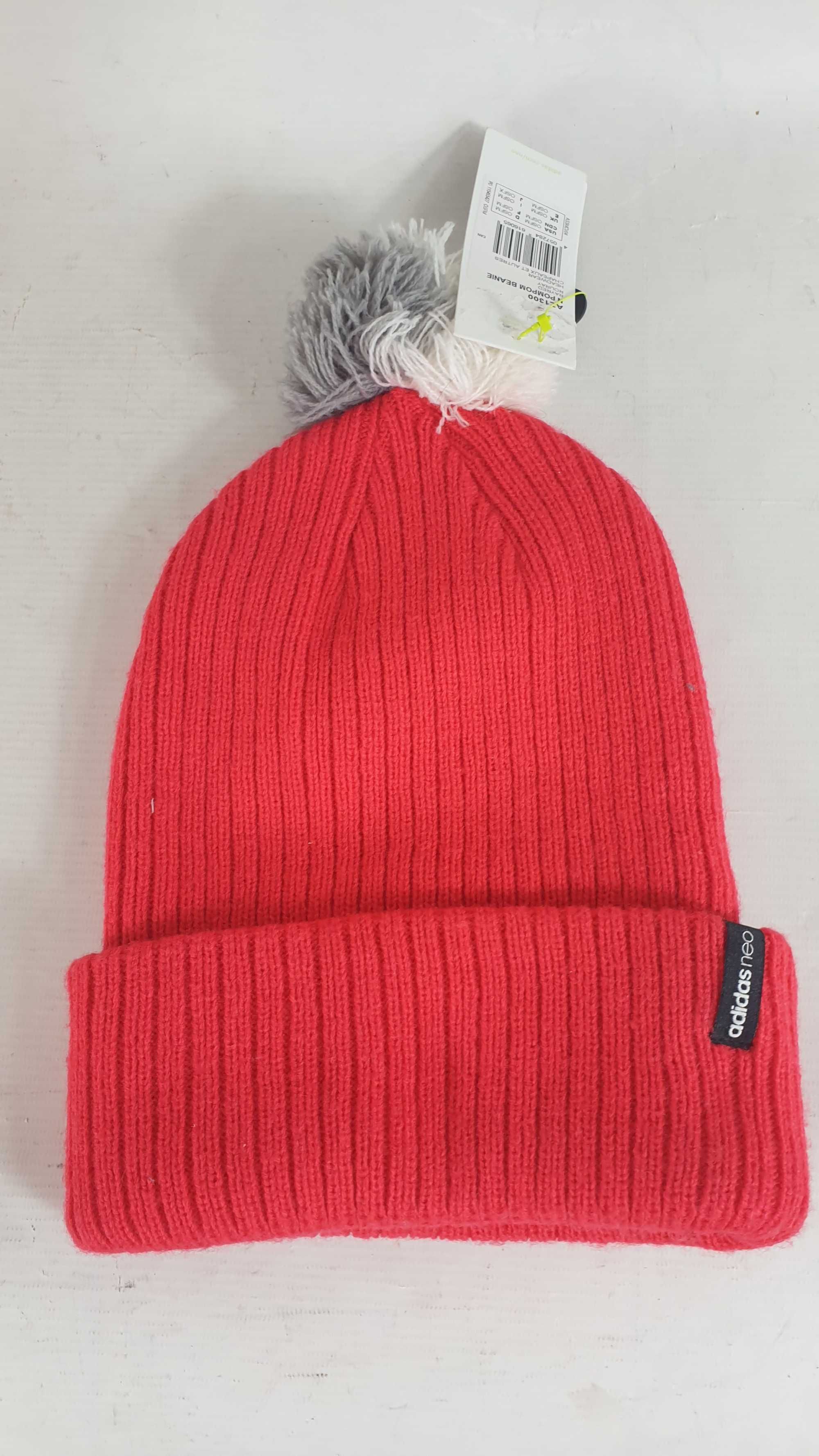 ADIDAS NEO czapka   zimowa Z POMPONEM