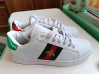 Шкіряні кеди Gucci