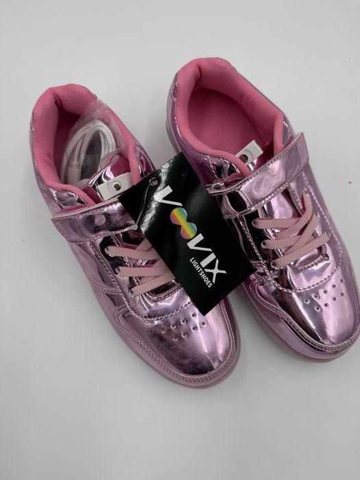 Swiecace rozowe adidasy rozmiar 37