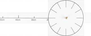 Nowoczesny 3D zegar ścienny naklejany 50-100cm p76