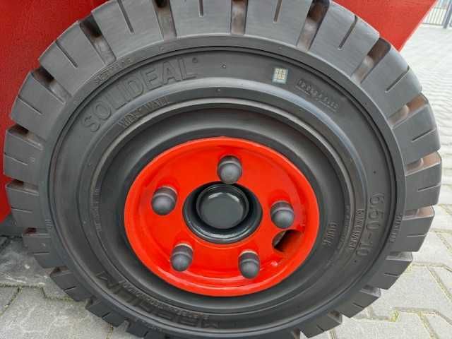 Wózek widłowy Linde H25t-02 Evo triplex 4 sekcje ogrzewana kabina