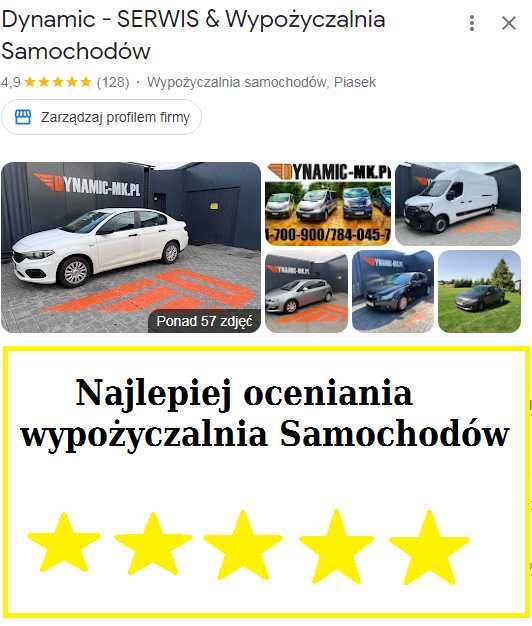 wynajem busów dostawczych aut 9 osobowych, 5 osobowych