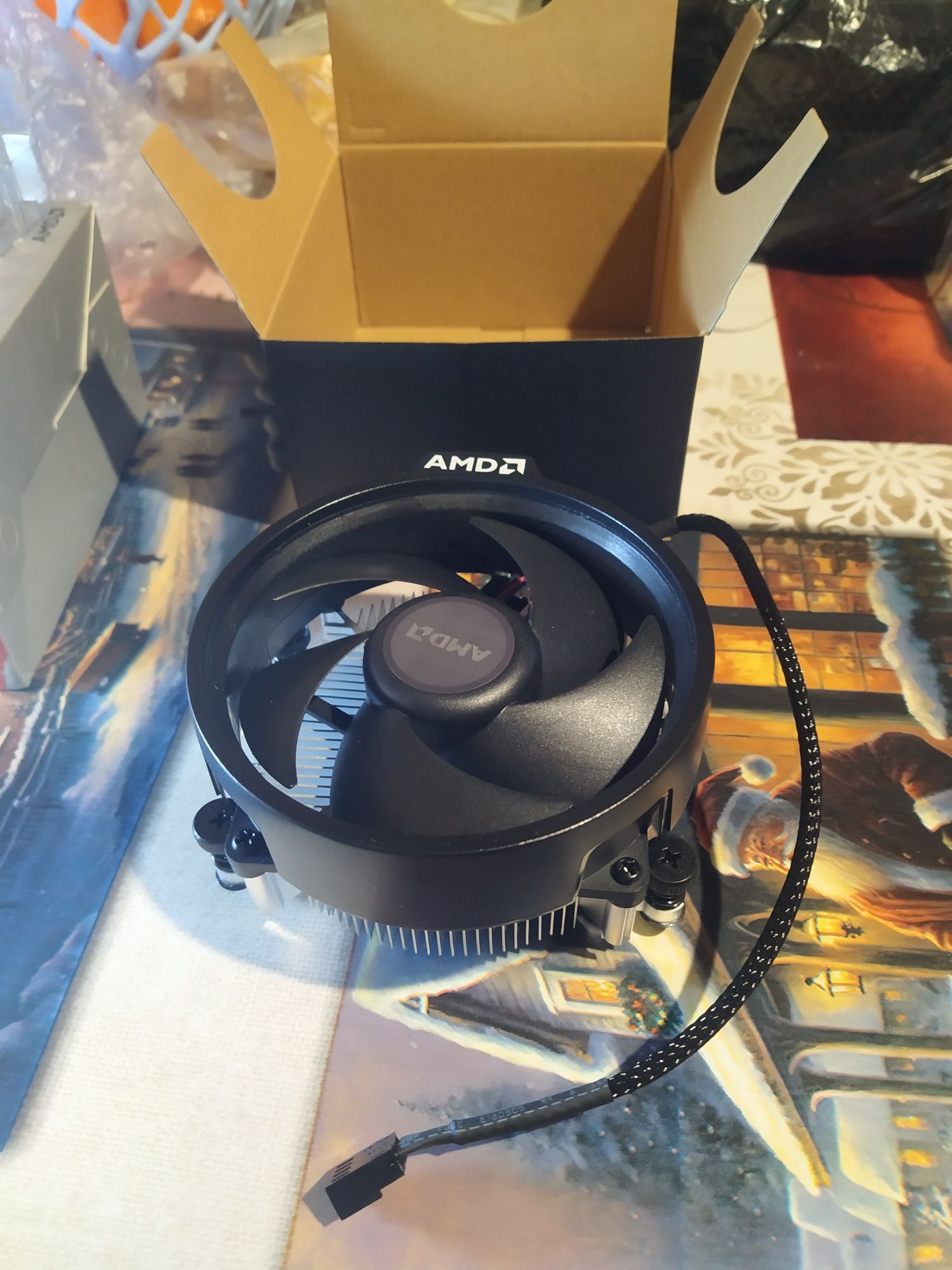 AM4 AMD Оригінальний радіатор кулер охолодження для процесора. Новий.
