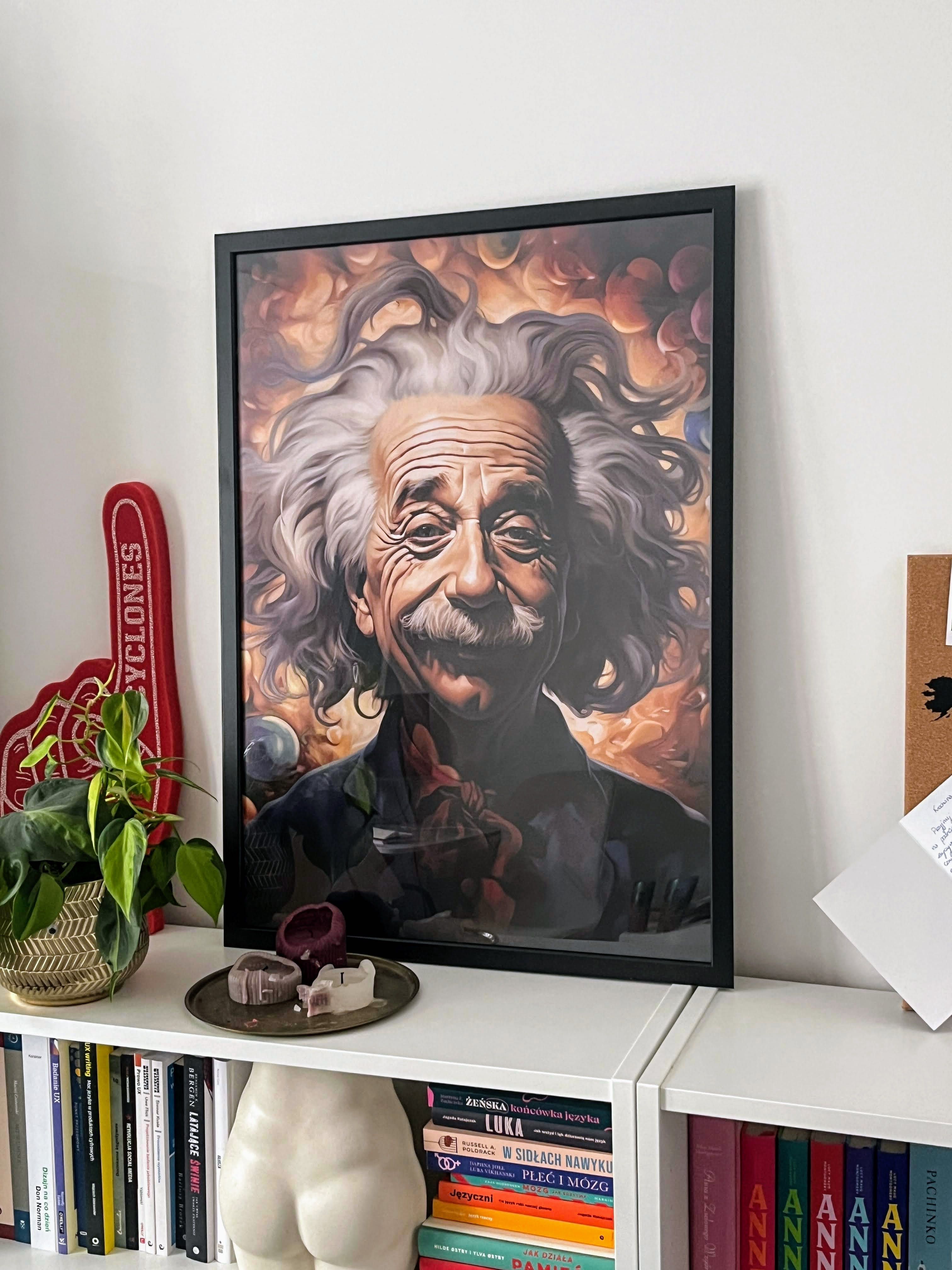 Piękne Umysły - Einstein v2 plakat A3 (29,7 x 42cm)