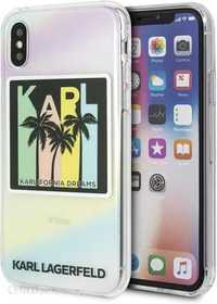 Etui Karl Lagerfeld Iphone X/XS bezbarwne