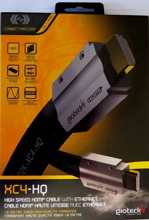 Кабель HDMI-HDMI Gioteck 1.8 м