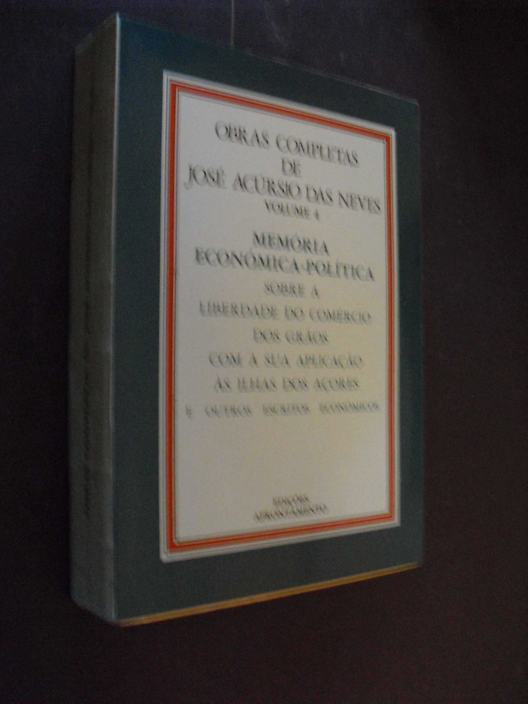 José Acúrsio das Neves-Memória Económica-Política