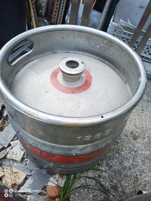 Barril cerveja em inox já não tem válvula