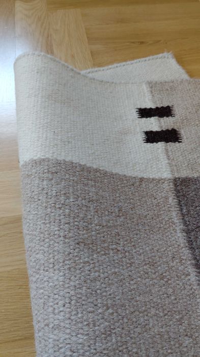 Skandynawski dywan,kilim wełniany 200/140