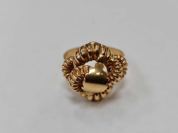 Złoty pierścionek/ 750/ 4.70 gram/ R17/ Lite złoto