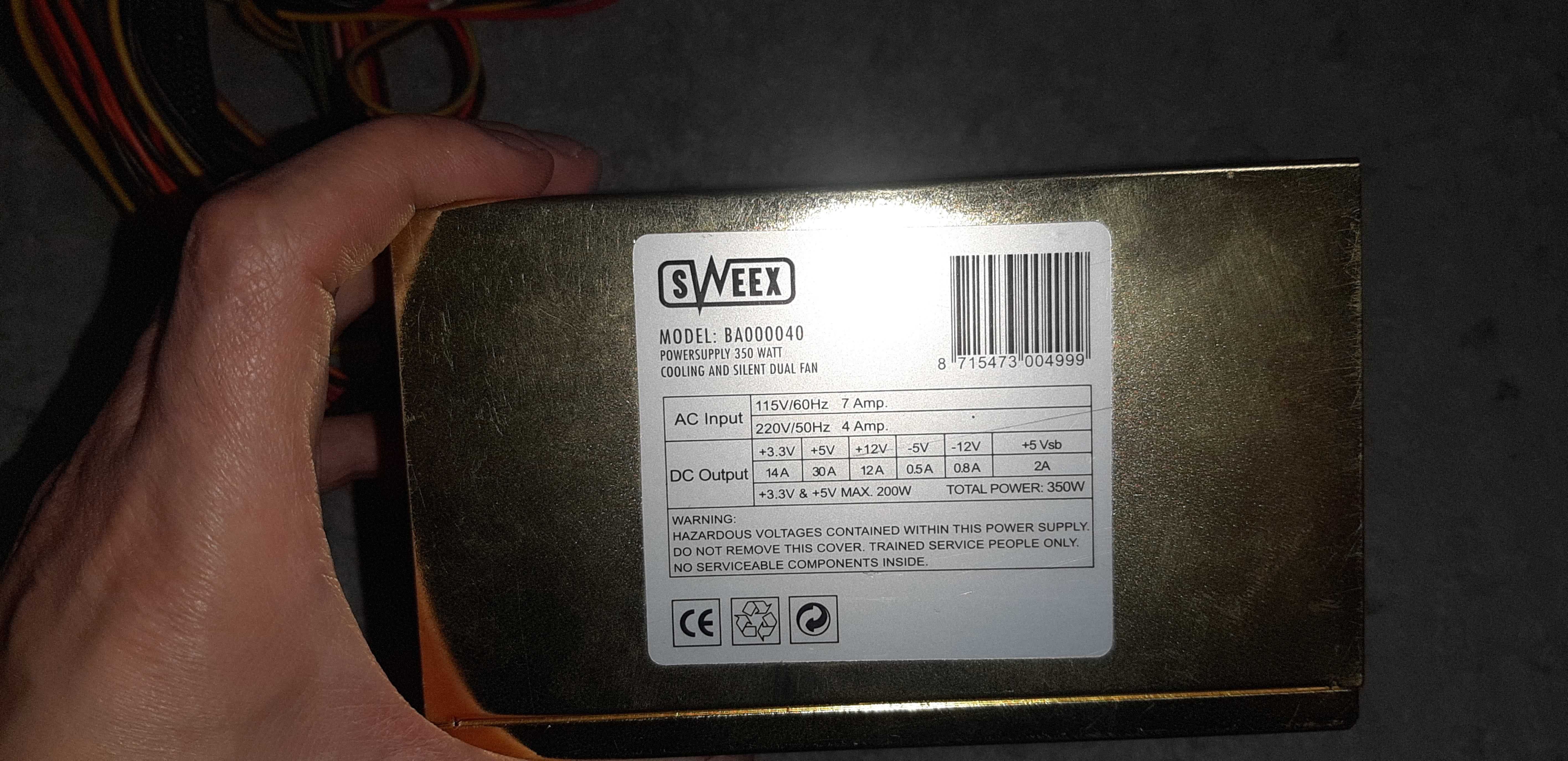 Брендовий блок живлення БЖ Sweex BA000040 350W / 350Вт
