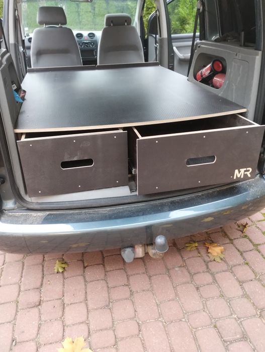 Zabudowa warsztatowa, szuflady, podwójna podloga